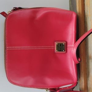 Dooney & Bourke Red Leather Crossbody Bag